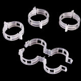 Plant Support Clips | 200Pcs Tomato Vine Fixing Clips For Vegetables & Crops | Transparent Plastic Garden Clips