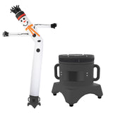 MOUNTO 10ft Inflatable Dancer Waving Tube Man Puppet for Store Sign (Snowman)