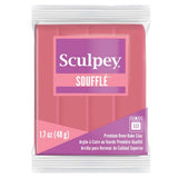 Sculpey Souffl Polymer OvenBake Clay, Guava Pink, Non Toxic, 1.7 oz. bar, Great for jewelry making, holiday, DIY, mixed media