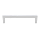 GlideRite Hardware 5 inch CC 21683128PC10 Solid Square Slim Cabinet Bar Pulls, 10 Pack, 5, Polished Chrome Finish, 10 Count
