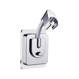 Shower Head Holder Wall Mount, 360 Adjustable Handheld, No-Drill Strong Adhesive Wand Bracket, Waterproof, Fits Handles up to 0.