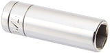 SK Tools USA 1/4 Drive, 7/16, 6 Point, Deep Chrome Socket | 41914