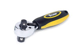 Titan 12051 3/8Inch and 1/2Inch Dual Drive x 51/2Inch 72Tooth Dual Head Stubby Ratchet