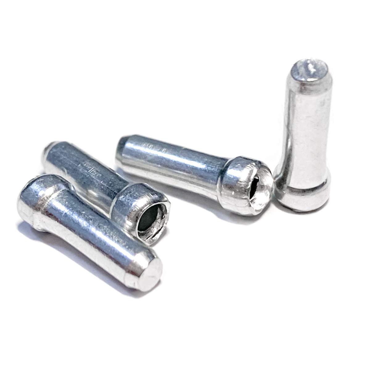Farbetter 150pcs Bike Brake Cable End Caps, Cable End Tips, O-Ring, Bike Brake Cable Accessories 3 into 1 Sets, 50pcs Bike Cable