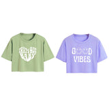 Toplot Tops For Women || Western Tops For Woman Stylish || Crop T-Shirt Western Pack Of 2 (Combo-Top-5258-Pst-Prl-S),Pista-Parple,,B0F6NSRWLF