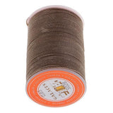 ATORSE 2xLeather Sewing Waxed Polyester Cord Thread Hand Stitching Craft Coffee