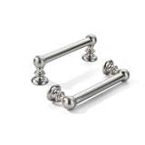khtumeware 10 Pack 3 inch(76mm) Hole Center Brushed Nickel Cabinet Pulls Solid Heavy-Duty Satin Nickel Kitchen Cabinet Hardware 