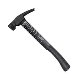 Boss Hammer 18 oz. Premium 4340 American Steel Rip Claw Hammer - Shock-Absorbing Poly-Fiberglass Handle, No-Slip Grip, Cerakote 