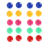 Yajnas Pack Of 20 Colorful Opaque Magnet For Magnetic White-Boards - Sticky Stick Notes, Photos, Charts Notice Board/Planning Ma
