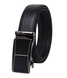 Zacharias MenS Faux Leather Belt With Autolock Buckle Ads224 (Black, 4Xl) (Pack Of 1)