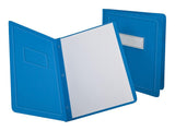 Oxford Title Panel and Border Front Report Covers, Light Blue, Letter Size, 25 per Box, (52501EE)