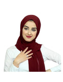 Irshyan Kidzghar WomenS Poly Georgette Scarf Hijab Dupatta For Girls | Soft Lightweight Breathable Wrap | Large Size Head Scarf