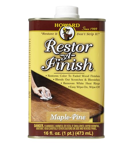 Howard Products Rf2016 Rf3016 Restor-A-Finish, 16 Oz, Maple-Pine