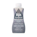 Synthetic Rit Dye More Liquid Fabric Dye Wide Selection of Colors 7 Ounces Frost Gray