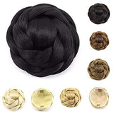 Funyn Synthentic Hair Bun Donut Braided Hair Chignon Hairpieces Accessories Large Size(#1003)