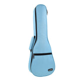 CLOUDMUSIC Ukulele Case Gig Bag Padded Backpack For Soprano 21 Inch(Soprano, Sky Blue)