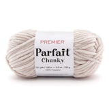 Premier Yarns Parfait Chunky Yarn, Super Bulky Weight, Ideal for Knitting and Crocheting, Chenille, Mushroom, 3.5 oz, 131 Yards