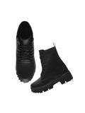 Shoetopia Women'S Ankle Boot-5 Kids Uk (Girls-Bt-Tank-Black)-Eu38,Black,5,B0D5R4DXF8