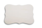 Multicraft Wood Bracket Sign Unpainted Unfinished Plaque for Crafting 8.5 x 6 Inches
