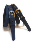 Generic Women Formal Casual Nerrow Sleek Women Belts For Jeans Trouser 7Pcs Black And Nevyblue