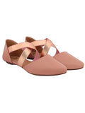 Shoetopia Girls Lastic-Belly Pink Ballet Flat - 6 Uk (Girls-Lastic-Belly-Pink),Pink,6,B0CQK5KSB7