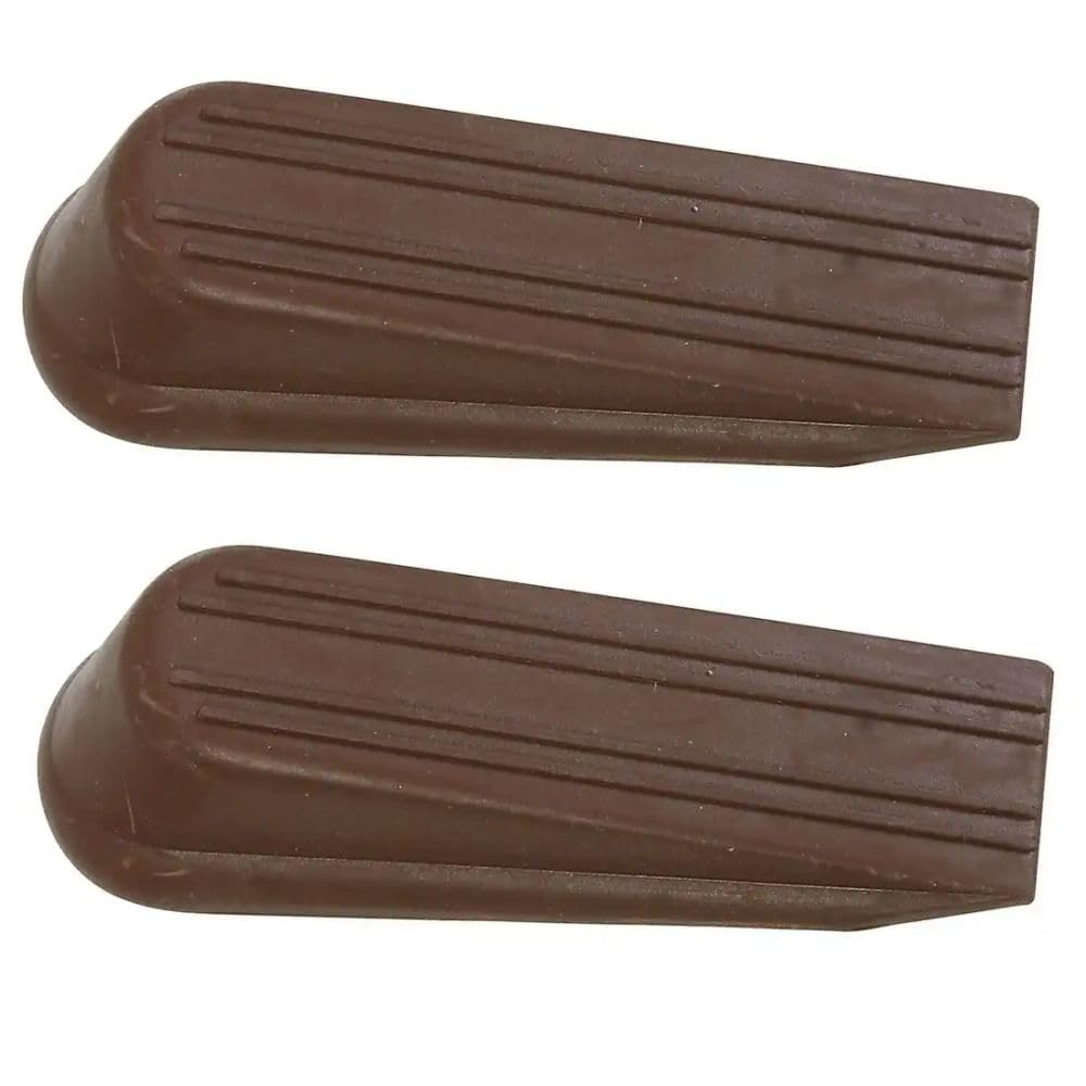 National Hardware N225-987 V334 Door Stops in Brown, 2 Pack