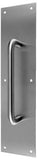 DonJo 7115 Bronze Pull Plate with 3/4 Round Pull, Oil Rubbed Bronze Finish, 4 Width x 16 Height