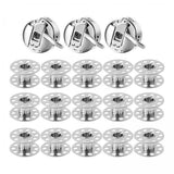 ATORSE 3x18Pc Domestic Sewing Machine Metal Bobbins & Case for Vintage Sewing Machine