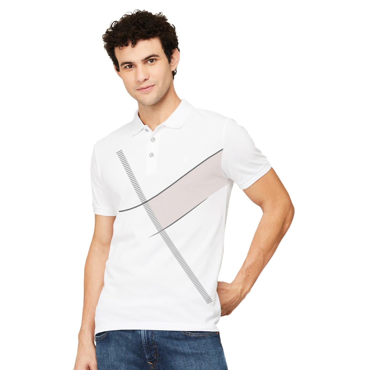 Toplot Men'S Regular Fit Casual Polo Shirt (Polo-5124-Cream-M),White-2,,B0CB44FN2W
