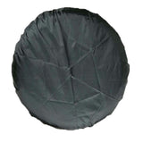 Comily Plus+ 4pcs/Set 210D Polyester Spare Tire Covers Storage Tote Bags with Handle Fit for 16-18 Tyres in Diameter-Black
