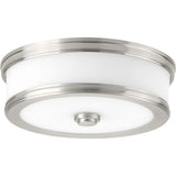 Progress Lighting P350085-009-30 Bezel LED Flush Mount, Grey