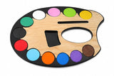 ECLET Artistic Palette Set Large Size Paint Mixing Palettes for Watercolor, Acrylic, Oil Paint Blending, Art Craft Projects, Stu