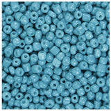 Large Czech Glass Seed Beads Size:6/0 40 gr / 1.4 oz (Turquoise/Light Blue)