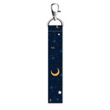 Isee 360 Moon And Stars Lanyard Bag Tag With Swivel Lobster For Gift Luggage Bags Backpack Laptop Bags Students Travelers L X H 