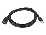 Monoprice 6Feet USB 2.0 A Male to A Female Extension 28/24AWG Cable (Gold Plated) (105433)