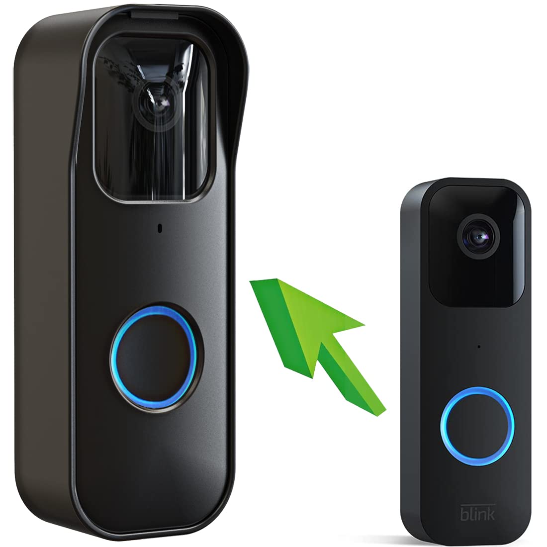 Blink Doorbell Mount, Adhesive Door Mount for Blink Video Doorbell, No-Drill Mounting Bracket Accessories for Blink Doorbell Sec