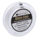 Miyuki Duraline Strong Beading Thread 50m (Crystal, 0.12mm)