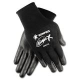 Coated Gloves, XL, Black, Bi Polymer, PR