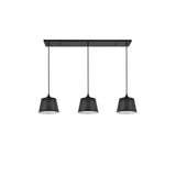 Elegant Lighting Living District Indoor Modern Home Decorative Bright Ceiling Nota 3 Light Black Pendant