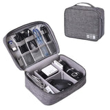 Waterproof Travel Gadget Bag With Foam Padding Cable Organisers, Accessories Organizer, Gadget Organizer For Electronics, Cabl