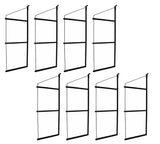 Mytee Products (8 Pack) Cargo Shipping Container Shelving Bracket, 3 Levels, 24 (D) x 60 (H)