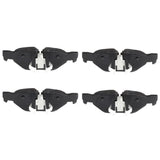 ECCPP D1171-7286 4pcs Rear Semi Metallic Brake Pads Fit For BMW 128i 2008-2013,For 323i 2008-2011,For 328i 2007-2013,For 328i xD