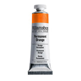 Williamsburg Artist Oil Colors by GOLDEN, Permanent Orange, 37 ml tube, Professiona Oil Paint, Semi-Opaque