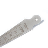 1-15mm/1/32-5/8 Stainless Taper Welding Gauge Test Ulnar Welder Inspection Inch & Metric for Measuring of Cylindrical Bores