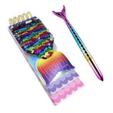 Relia Online Mermaid Spiral Sequins Diary With Mermed Style Gel Pen Stationery Set For Girls/Notebook Daily Planner Diary For Bi
