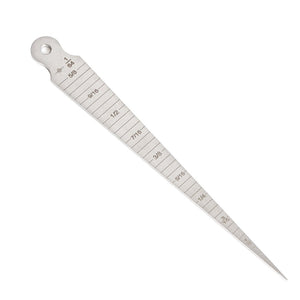 1-15mm/1/32-5/8 Stainless Taper Welding Gauge Test Ulnar Welder Inspection Inch & Metric for Measuring of Cylindrical Bores