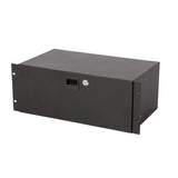 Onstage Rdls4000 4U Locking Rack Drawer, Shallow (Rdls 4000) , Black