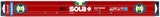 SOLA LSB24LM Box Beam Magnetic Level, Big Red, 24-Inch