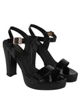 Shoetopia Women'S Slip-On Sandal,Black,5,B0CSNGR9Y3