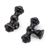 Asidrama 30 Pack Oil Rubbed Bronze Kitchen Cabinet Knobs Dresser Knobs Drawer Knobs Cabinet Hardware Zinc Knobs for Dresser Draw